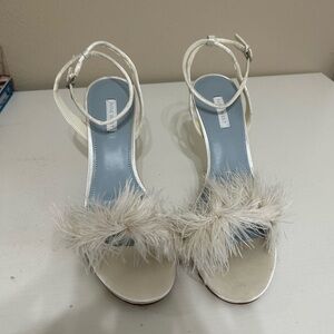 Women’s size 12 Ivory Milano Heels- Nine West